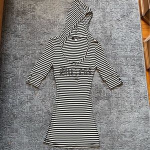 SOLD SOLD SOLD SOLD Guess Black and White Striped Hoodie